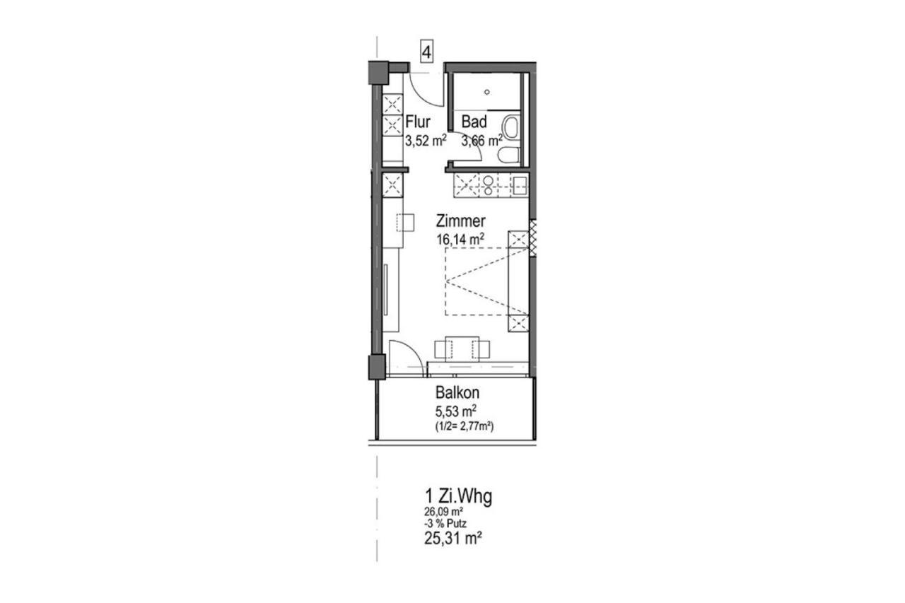 Huber Living Basic 206 Germering Exterior foto